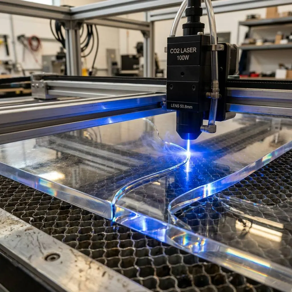 Tim bisnis menilai dashboard produksi dan kapasitas mesin laser cutting