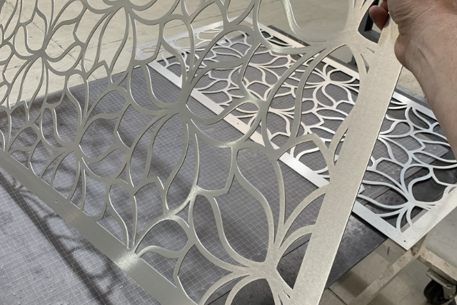 Ornamen pagar dan railing laser cutting metal