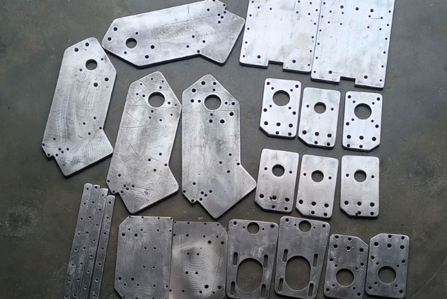 Laser cutting part custom metal