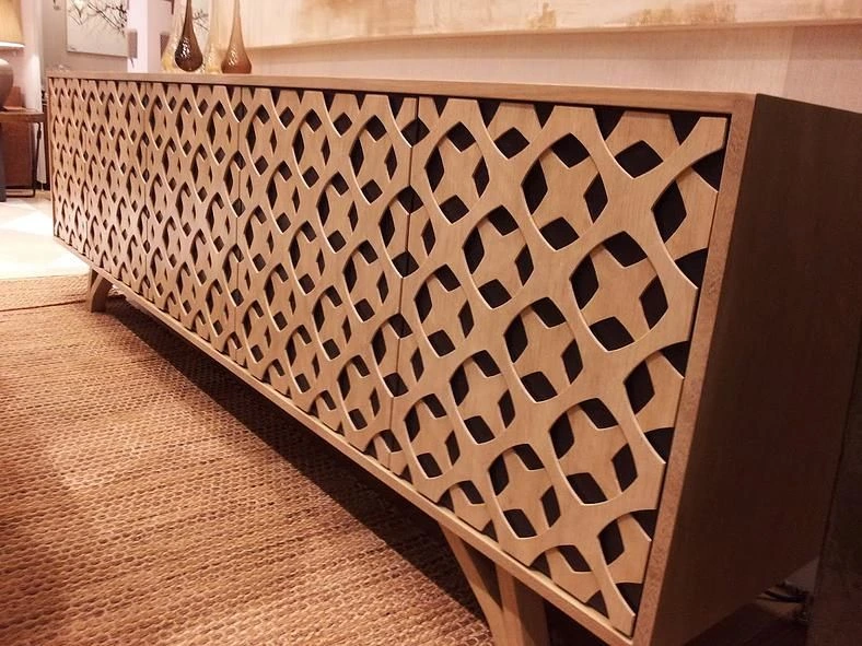 Komponen furniture dan kitchen set MDF CNC Router